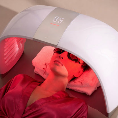 GloCurve™ — 7-Colour + Infrared Full-Body LED Dome