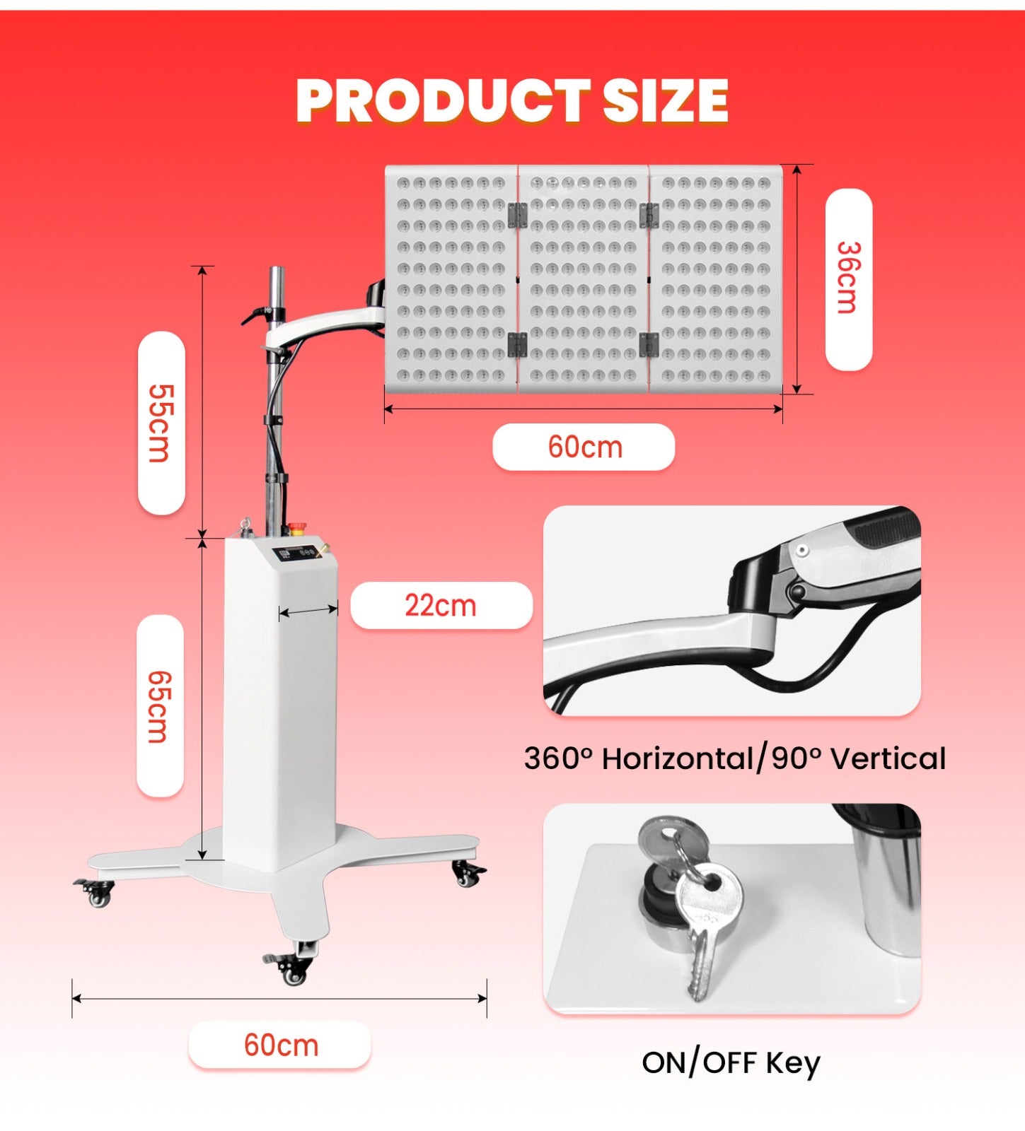 GloArc Pro™ — Professional Red Light Therapy Arm System