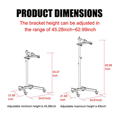 GloLift Adjustable Rolling Stand for GloCore Panel